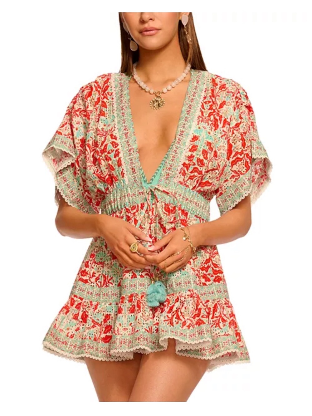 Ramy Brook Margo Swim Cover-Up Dress NWT sz M